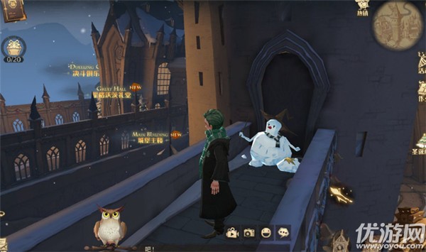 哈利波特魔法觉醒戴帽子的雪人在哪里 褐色帽子的雪人位置介绍