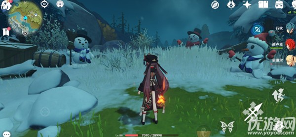原神第四个雪人在哪里 原神第四个噗噗雪人位置介绍