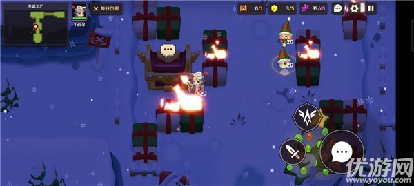 坎公骑冠剑圣诞工厂怎么过 鲁阿红圣诞工厂全收集攻略