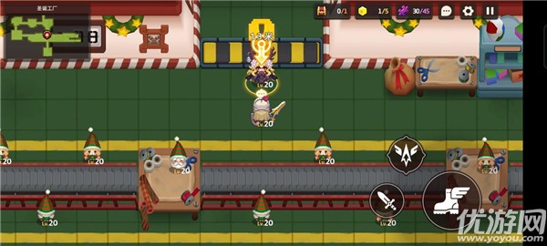 坎公骑冠剑圣诞工厂怎么过 鲁阿红圣诞工厂全收集攻略