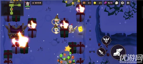 坎公骑冠剑圣诞工厂怎么过 鲁阿红圣诞工厂全收集攻略