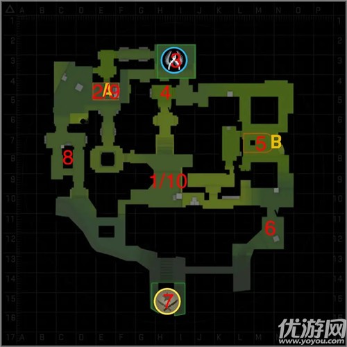 csgo远古遗迹ruins在哪 csgo远古遗迹ruins/house位置介绍