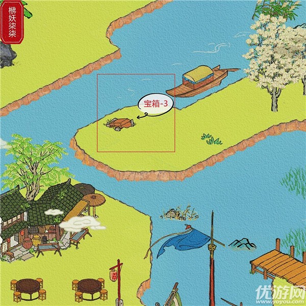 江南百景图华亭重彩宝箱位置介绍 华亭重彩钥匙位置大全