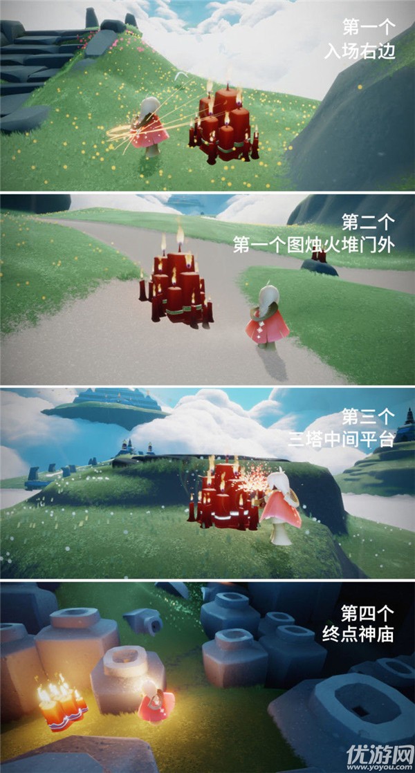 光遇11.6季节蜡烛在哪里 11月6日大蜡烛分布位置图